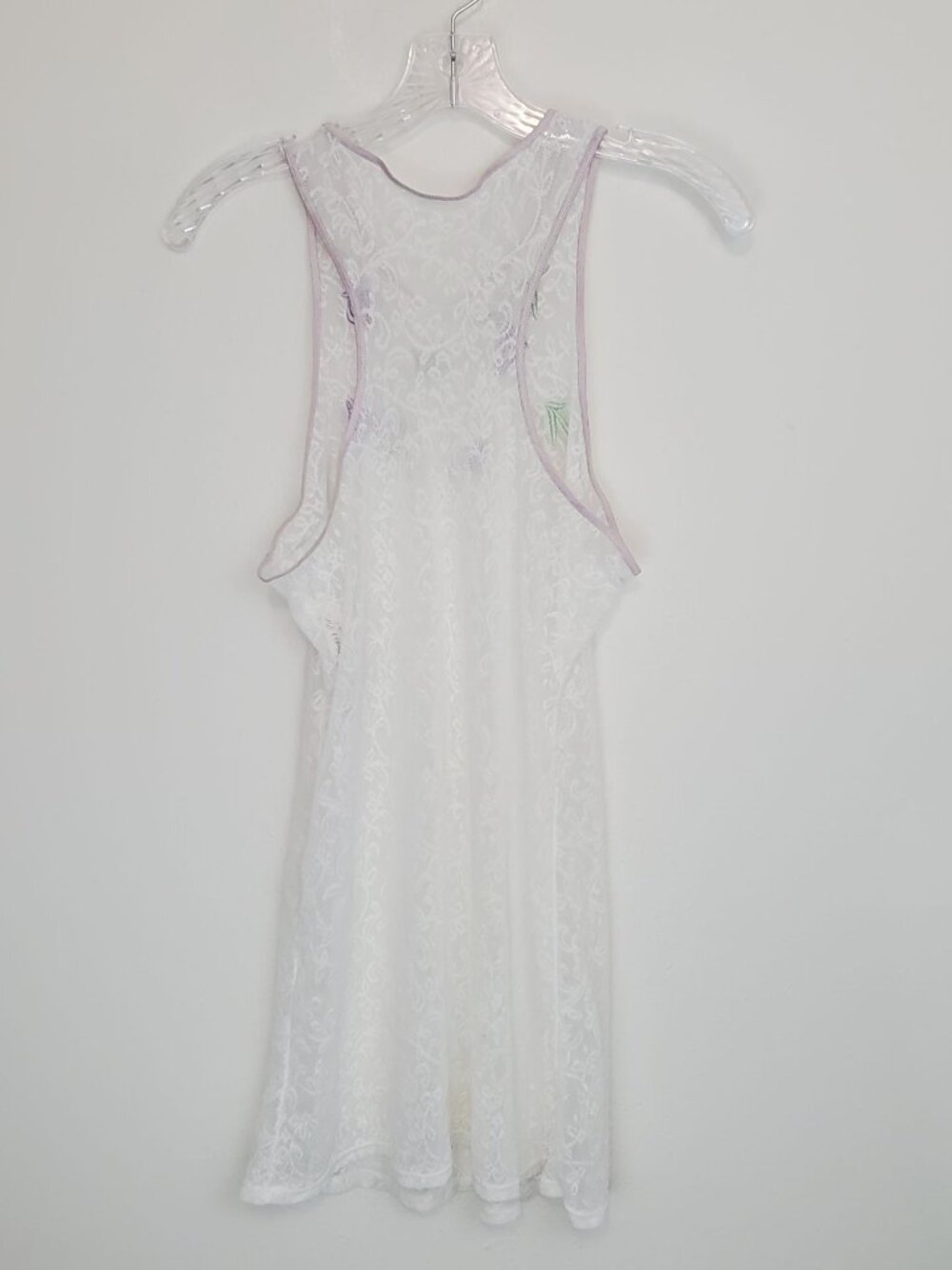 Victoria's Secret Collection 1990's lace embroidered racerback negligee - Picture 10 of 11